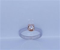 Anello Guerretta Gioielli Donna Anello Diamanti in Oro bianco Diamante 0.15 Ct SOLITARIO B0.15-10 - SOLITARIO B0.15-10